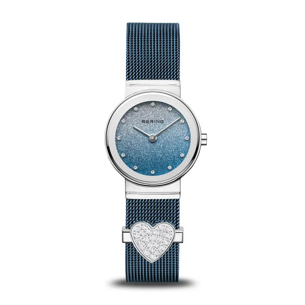 Bering Watch - Polished Silver w/ Charm - 10126-3073-GWP