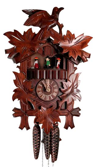 North Coast Imports - Cuckoo Clock - Bird and Leaf Musical - 1 Day - 1301