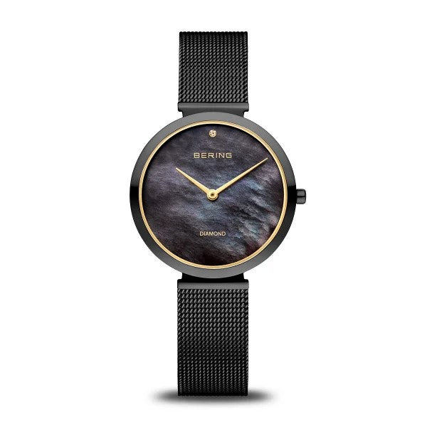 Bering Watch - Women's Classic Collection Polished Black - 18132-132