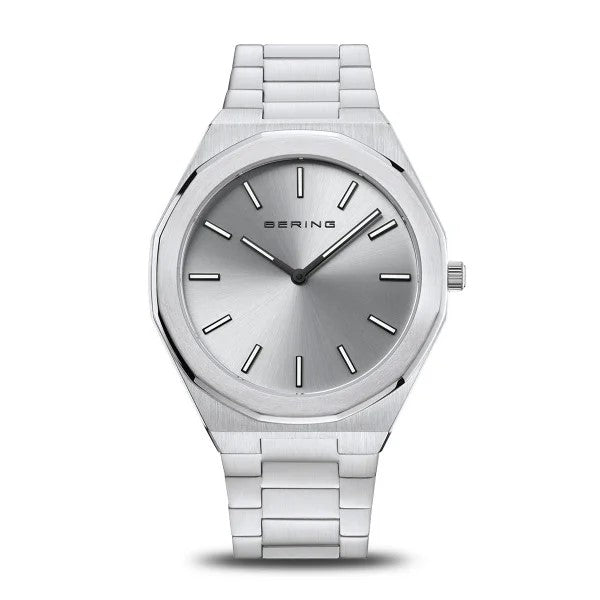 Bering Watch - Classic Collection Men's Brushed Silver- 19641-700