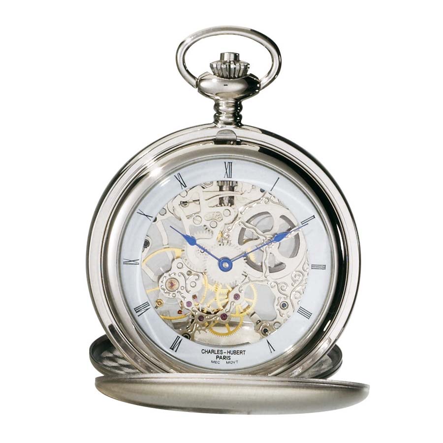 Charles Hubert Pocket Watch - Double Full Hunter Mechanical - 3780-W