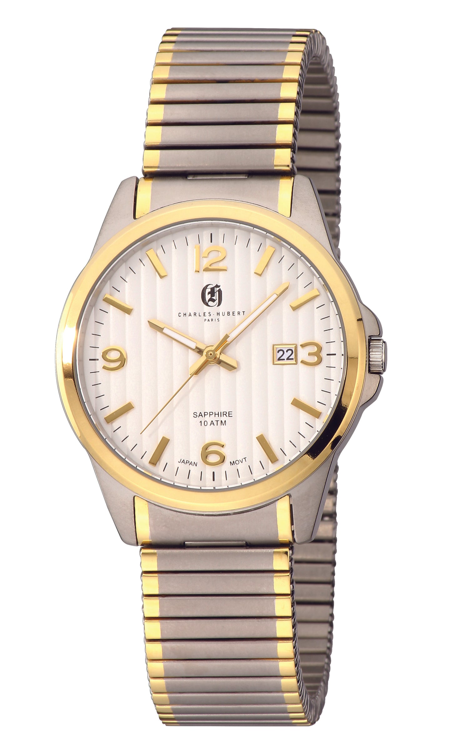 Charles Hubert Watch - Titanium Quartz - 3990-W