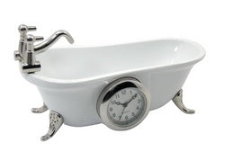 Sanis Mini Clock - Bathtub White - C3590WH
