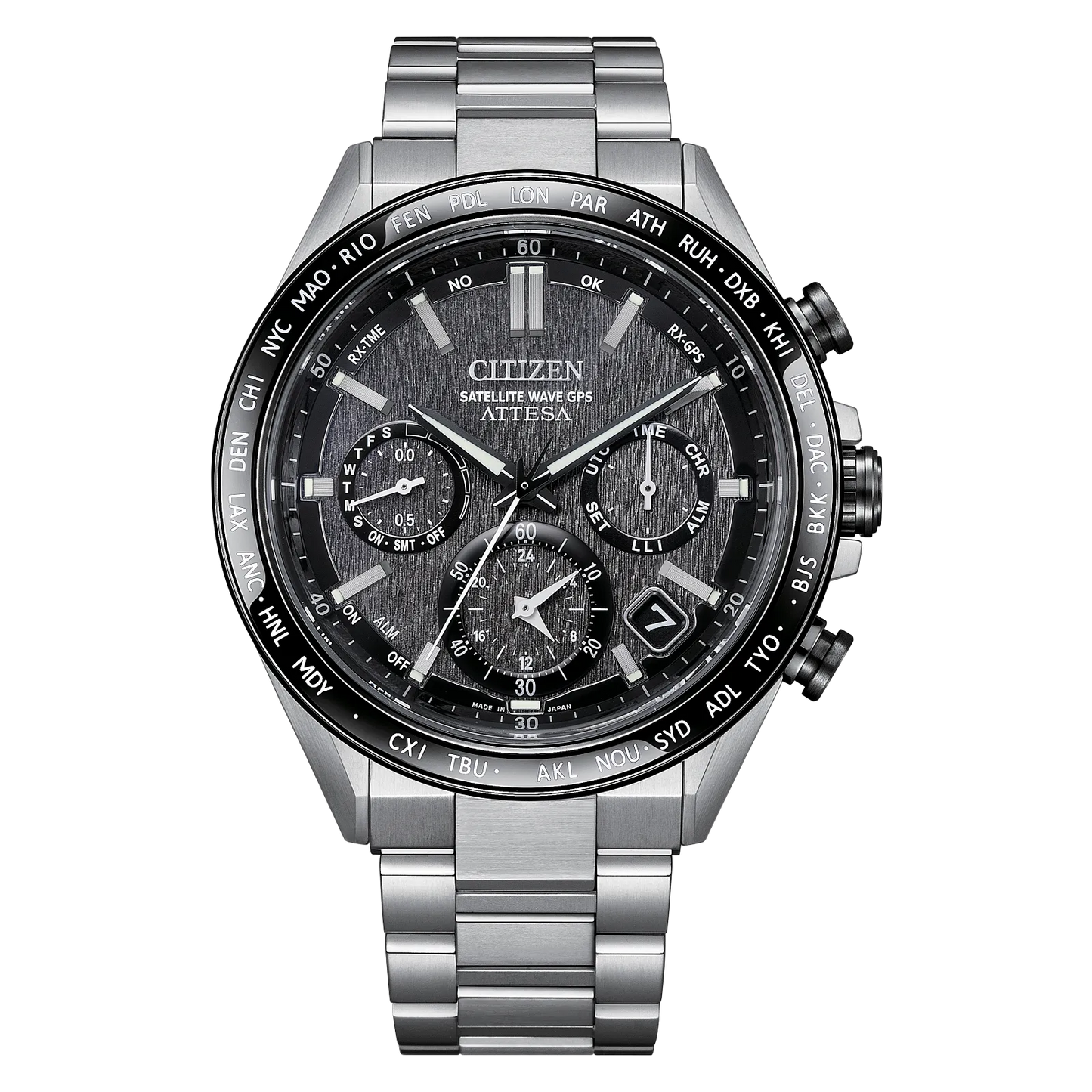 Citizen Watch - ATTESA Gray Dial Super Titanium - CC4058-67X