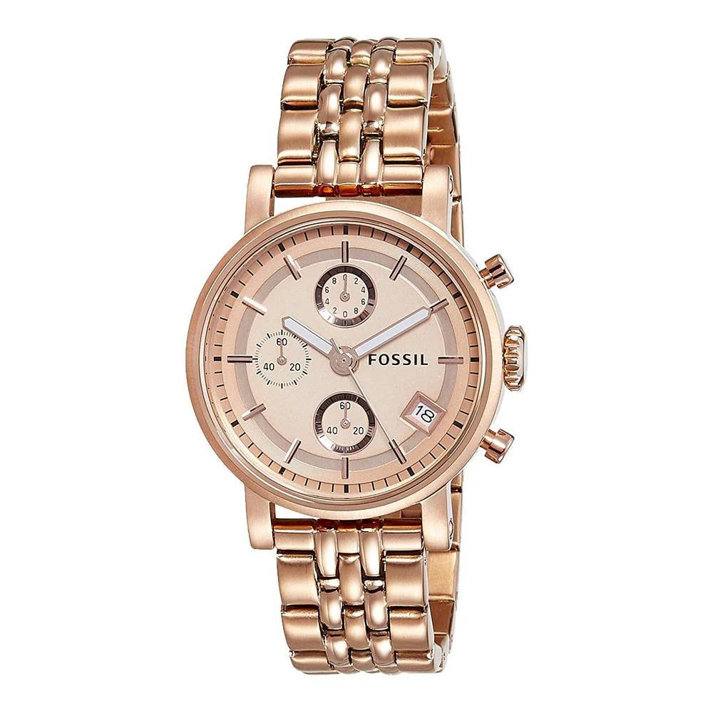 Fossil Watch - Rose Gold Boyfriend Watch - ES3380