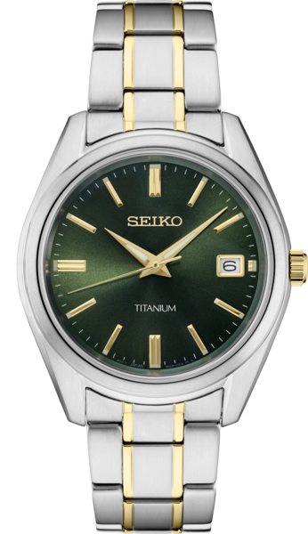 Seiko Watch - Essentials Green Dial - SUR377