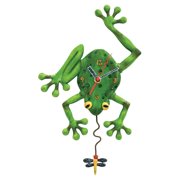 Allen Designs Clock - Frog & Fly - ADC106