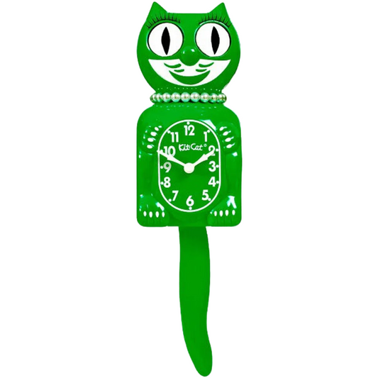 Kit-Cat Klock - Classic Green Lady - LBC-54