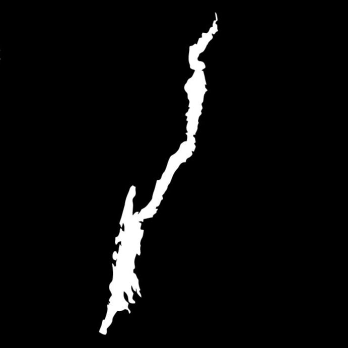 Lake George Vinyl Decal - 8" Lake Sticker