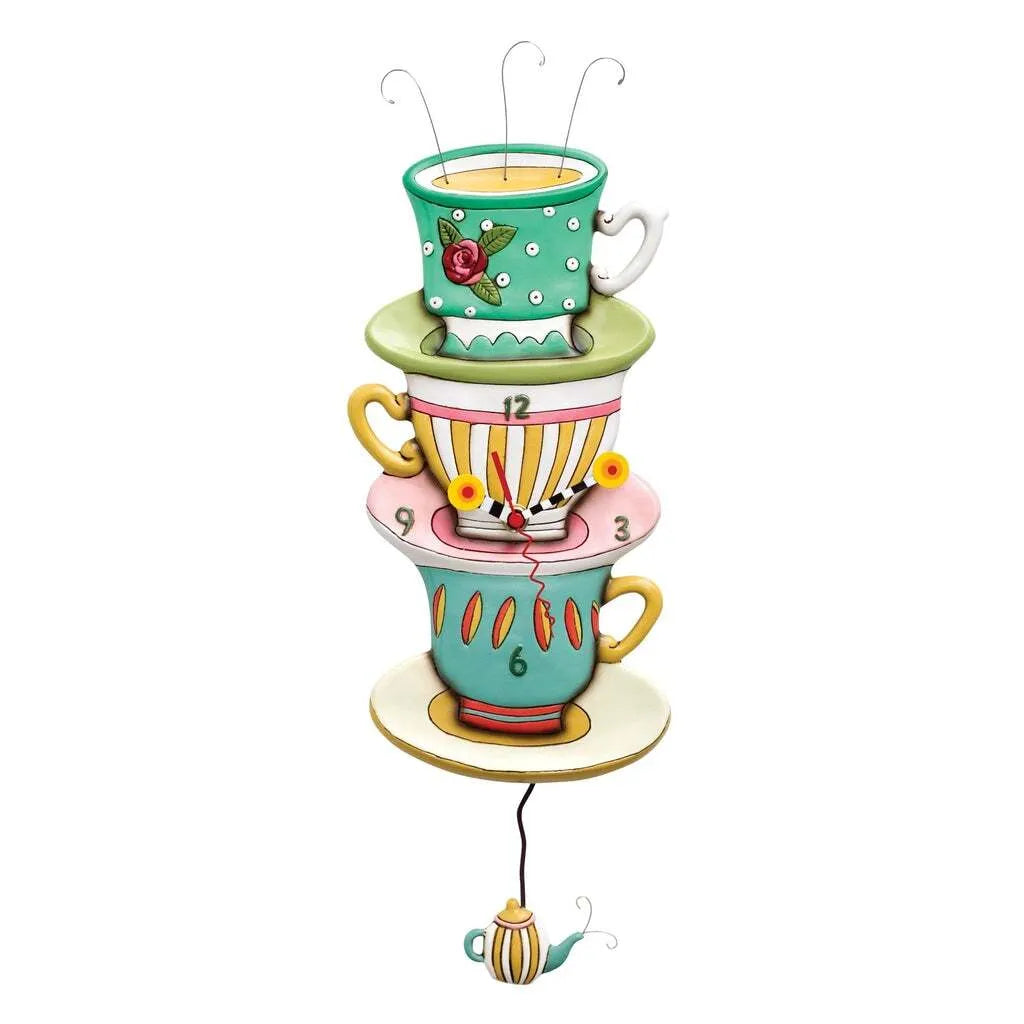 Allen Designs Clock - Spot of Tea - P1502