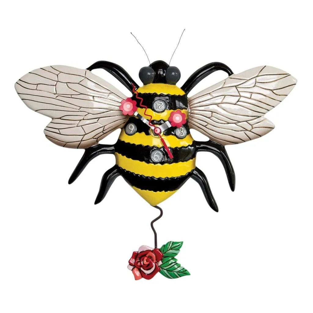 Allen Designs Clock - Buzz - Honey Bee - P1804
