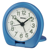 Seiko Clock - Blue Alarm Clock - QHT018L