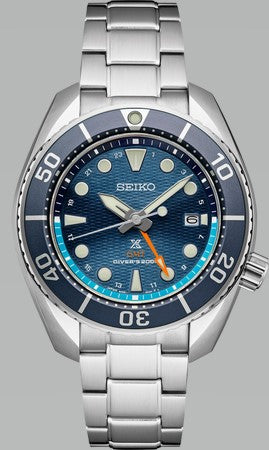 Seiko Watch Prospex Solar GMT Diver SFK001 Time Square Clock