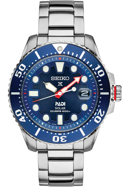 Seiko Watch - Prospex PADI Special Edition Solar Diver's Watch - SNE549