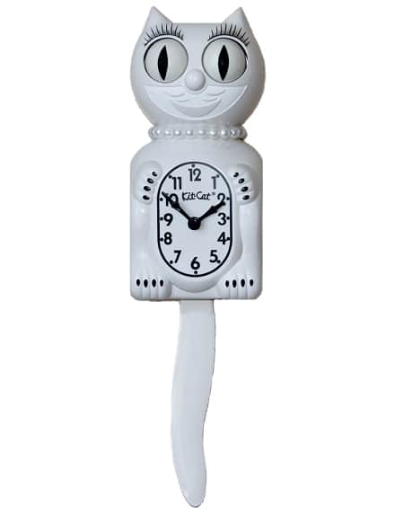 Kit-Cat Klock - White Lady - Limited Edition - LBC-12