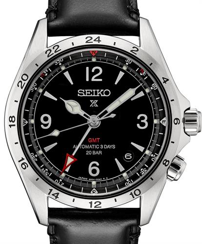 Seiko Watch - Alpinist GMT Black Luxe - SPB379