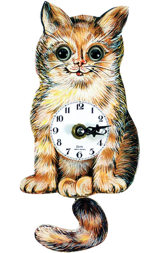 Alexander Taron, Inc. - Black Forest Cat Clock - 203QP