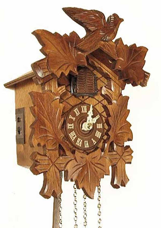 North Coast Imports - Cuckoo Clock - Bird and Leaf Quartz - 40QM