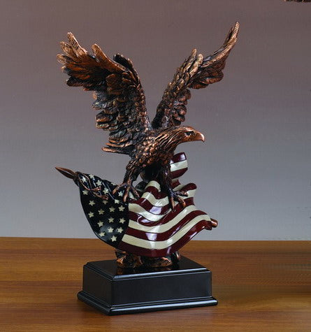 Treasures of Nature - EAGLE ON FLAG - 51156