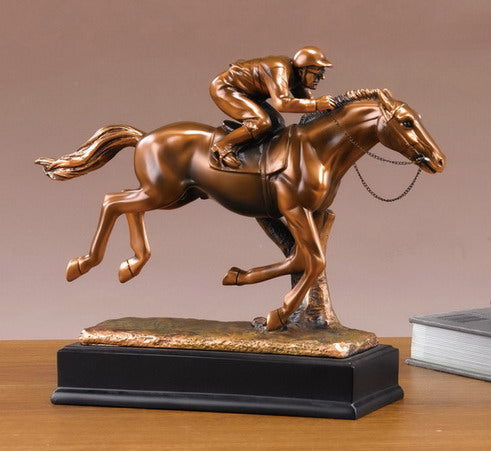 Treasures of Nature - HORSE W/JOCKEY - 54061