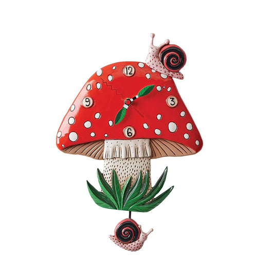 Allen Designs Clock - Fun-Guy Mushroom Clock - 6012446