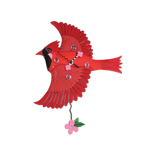 Allen Designs Clock - Cardinal's Song - 6012449