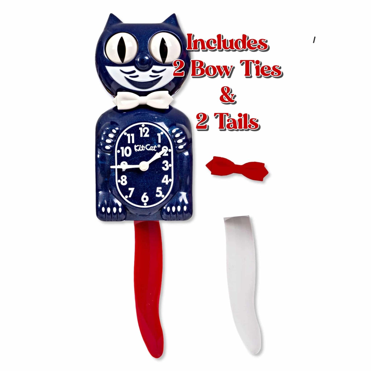 Kit-Cat Klock - Red White & Galaxy Blue Gentleman - BC-48RW