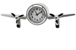 Sanis Mini Clock - Silver Propellor - C3085