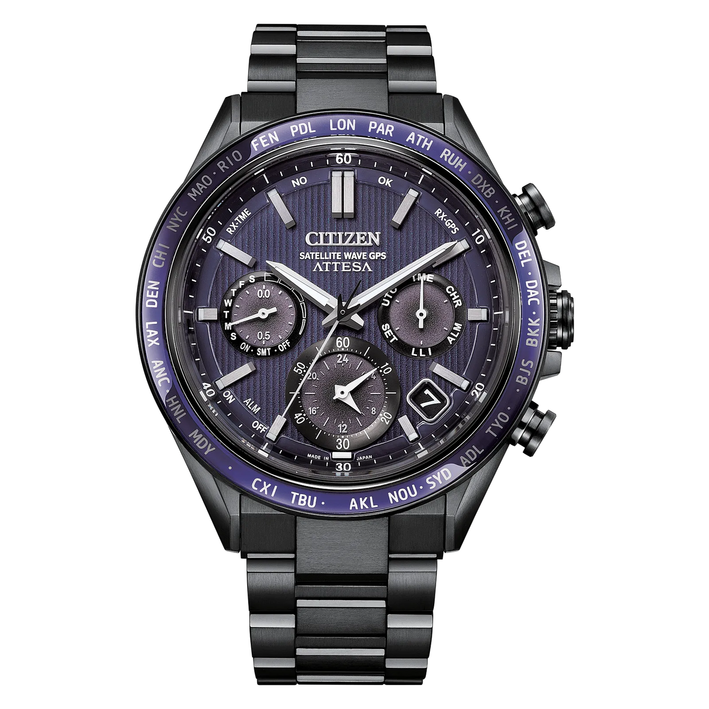 Citizen Watch - ATTESA Blue Dial Super Titanium - CC4059-64L