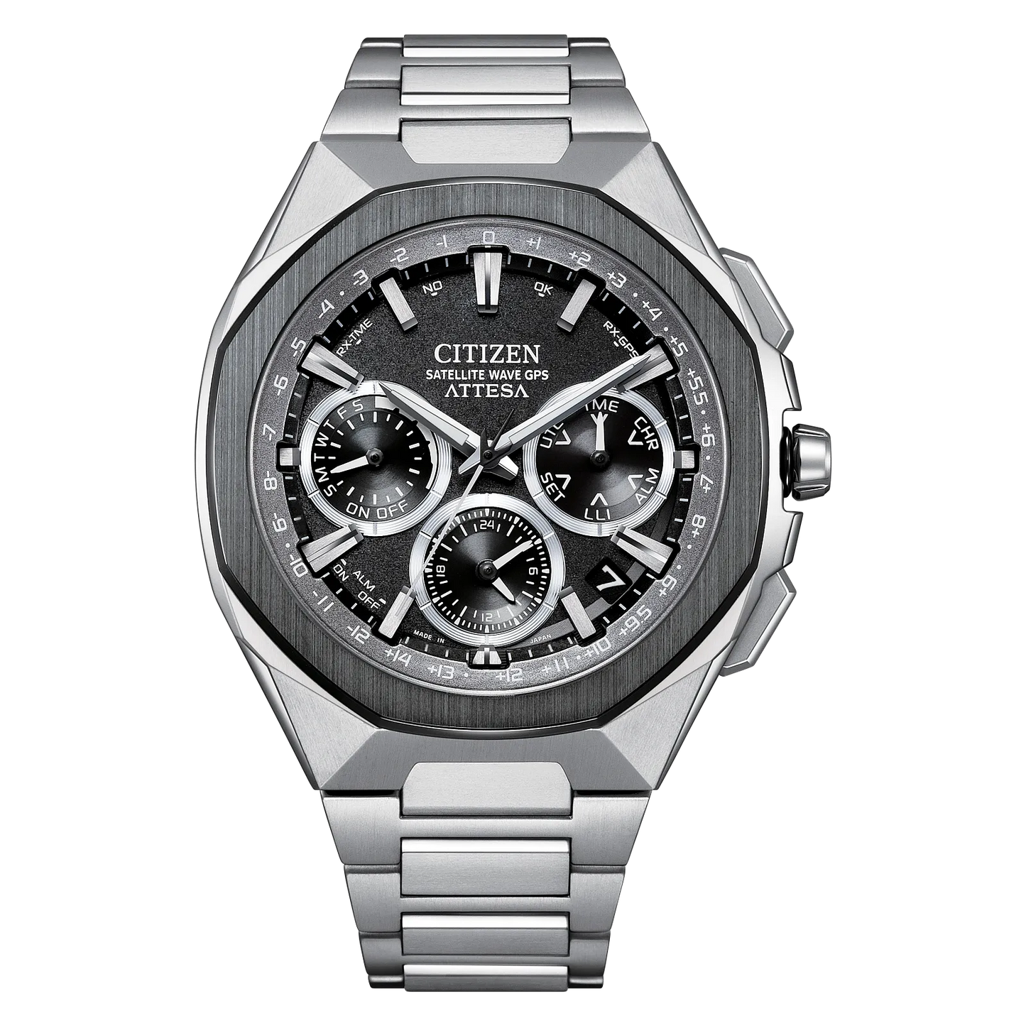 Citizen Watch - ATTESA Gray Dial Super Titanium - CC4104-53E