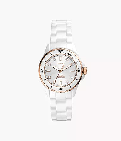 Fossil Watch - White Ceramic - FB-01 - CE1107