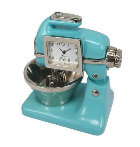 Sanis MiniClocks - Mixer and Bowl Blue - CK135BL