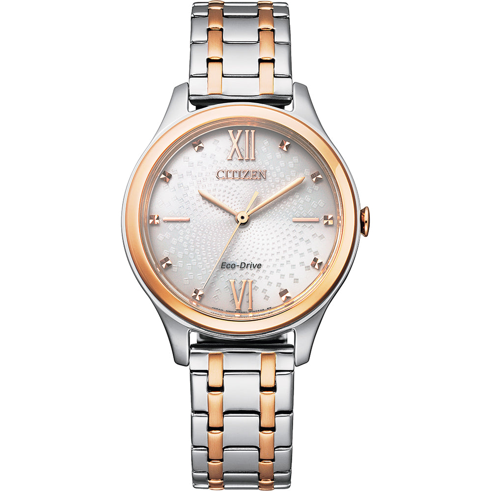 Citizen Watch - Ladies Two-Tone Eco-Drive - EM0506-77A