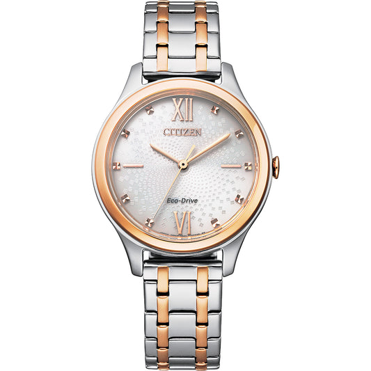 Citizen Watch - Ladies Two-Tone Eco-Drive - EM0506-77A