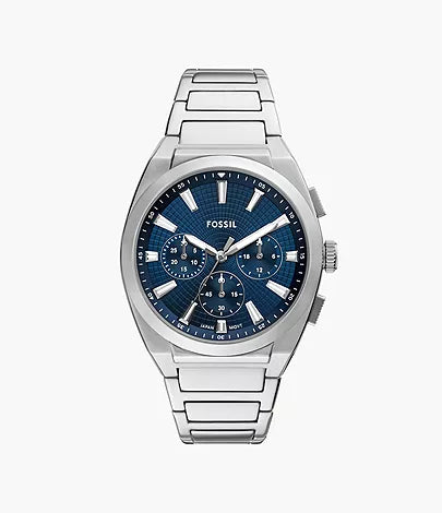 Fossil Watch - Everett Chronograph Stainless Steel - FS6104