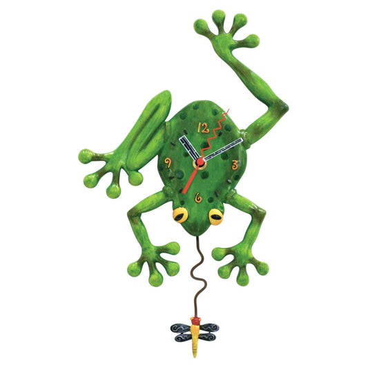 Allen Designs Clock - Frog & Fly - ADC106