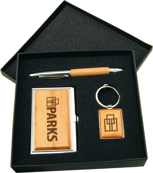 JDS - Wood Finish Pen Gift Set - GFT200