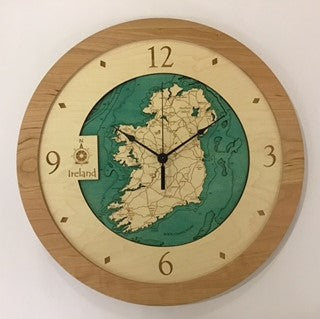 Lake Clock - Ireland Map Clock