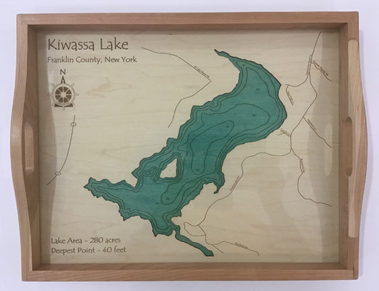 Serving Tray - Kiwassa Lake - New York