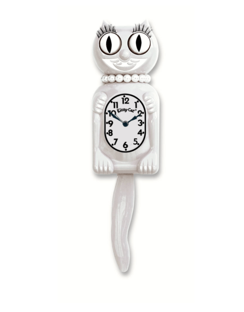 Kit-Cat Klock - White Miss Kitty - Limited Edition - MKC-6