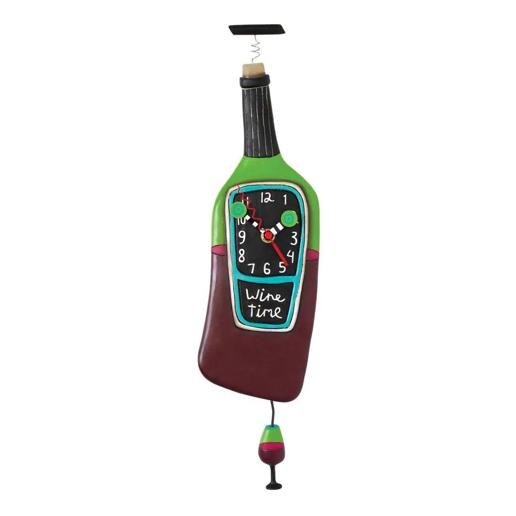Allen Designs Clock - Corked - Wine Time - P1386