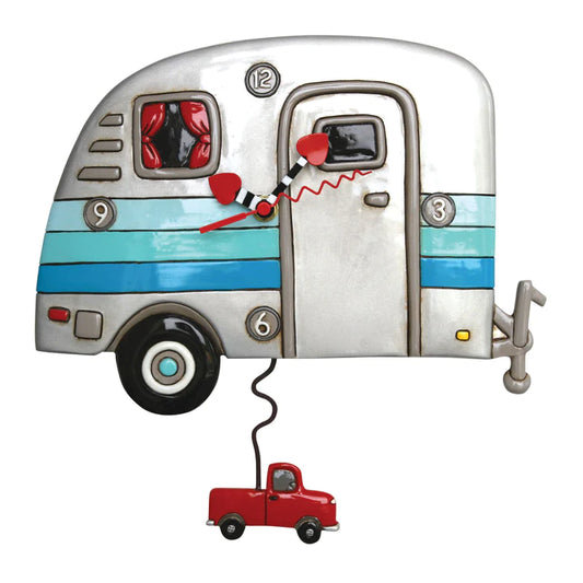 Allen Designs Clock - Happy Campers Clock - P1658