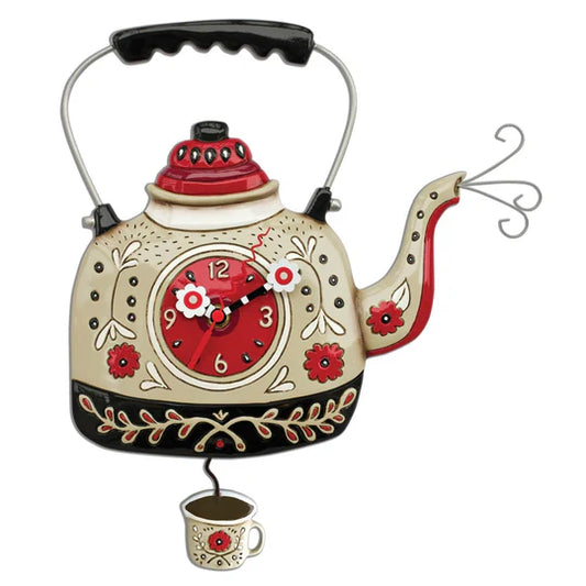 Allen Designs Clock - Kettle's On - P1706