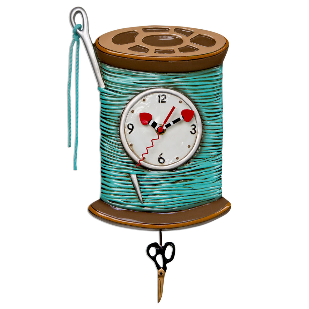 Needle & Thread - Allen Designs Clock - Time Square Clock Shop