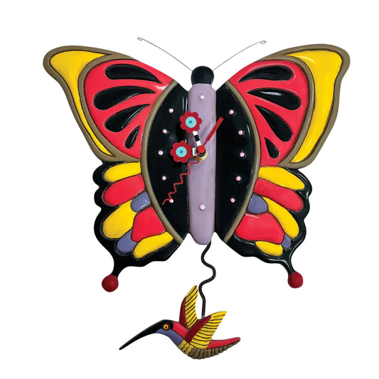 Allen Designs Clock - Flutterby Clock - P2154