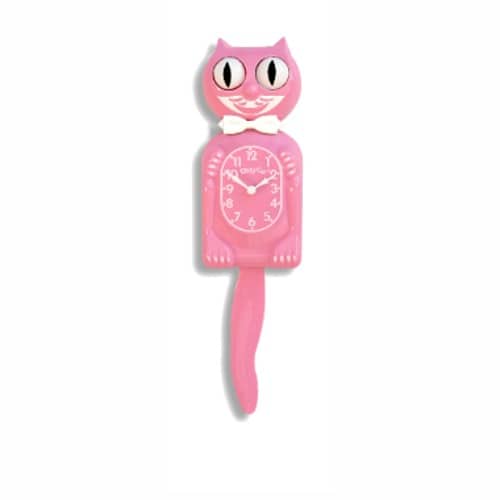 Kit-Cat Klock - Pink Satin Kitty  - Limited Edition - KC-8