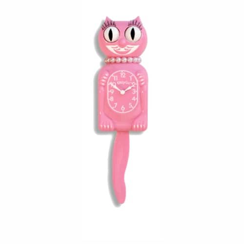 Kit-Cat Klock - Pink Satin Miss Kitty - Limited Edition - MKC-8
