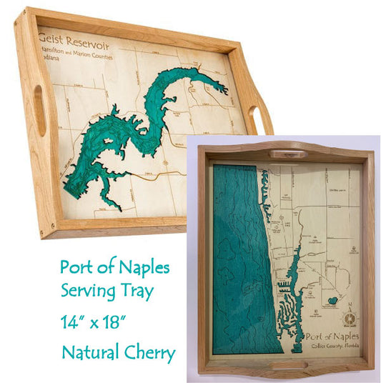 Serving Tray - Port of Naples - Florida