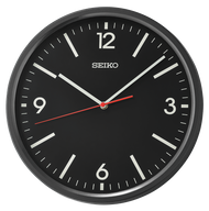 Seiko Clock - Sano Wall Clock Metallic Black - QHA009KLH