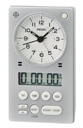 Seiko  - 3 in 1 Alarm Clock - QHE190SLH